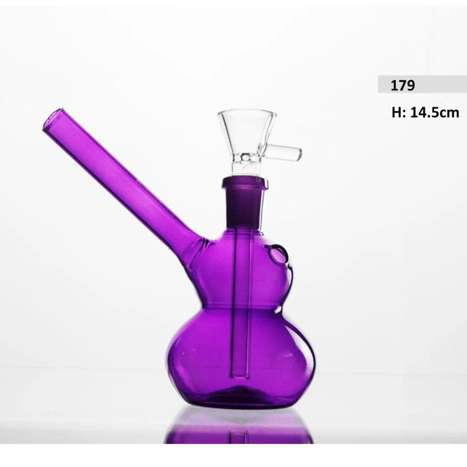 Glasbong – Paars 12cm