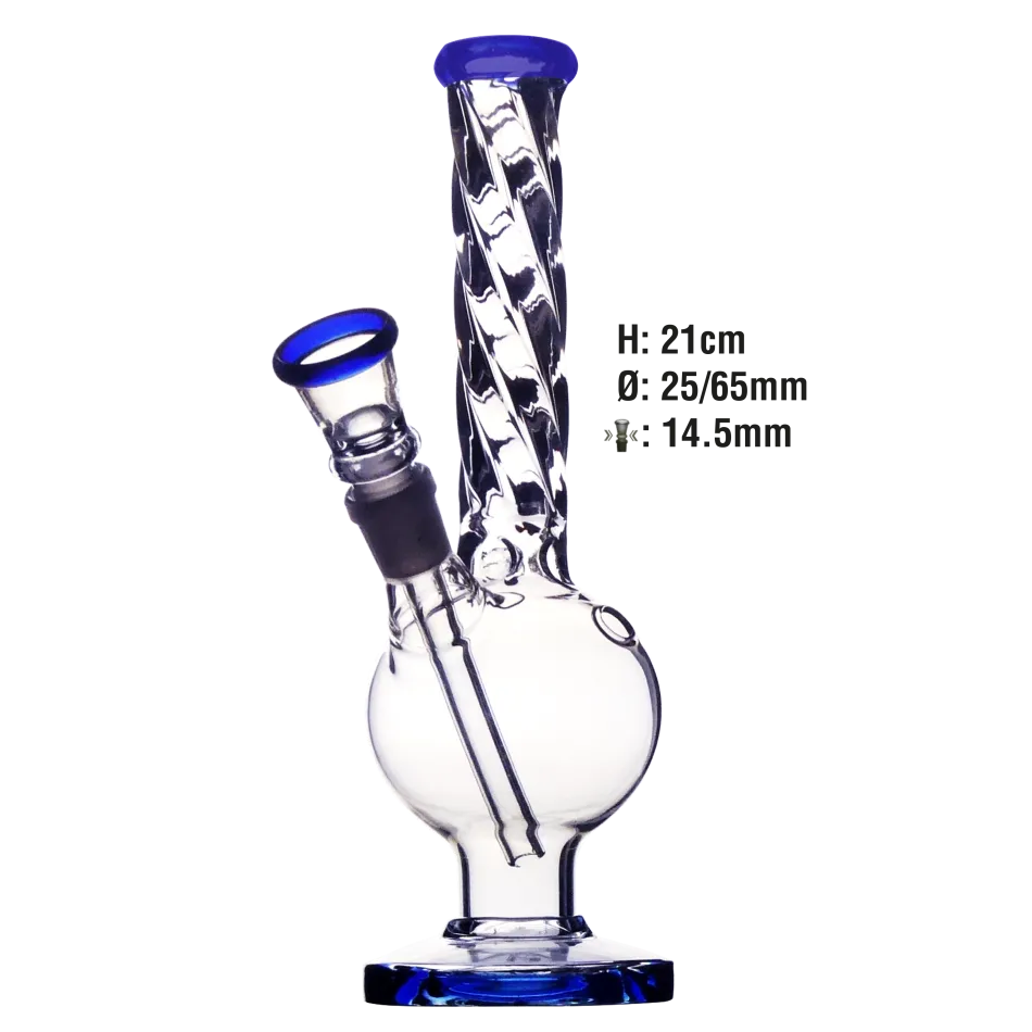 Twister Glasbong Bauch 21cm