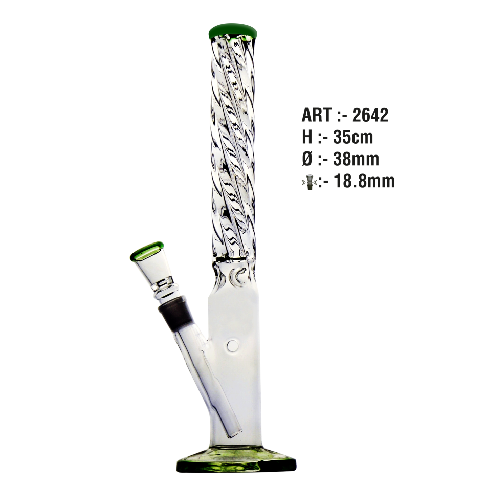 Künstlerisches Design mit Cannabisblättern und geometrischen Elementen.