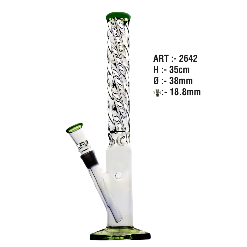 Twister Glass Bong 35cm