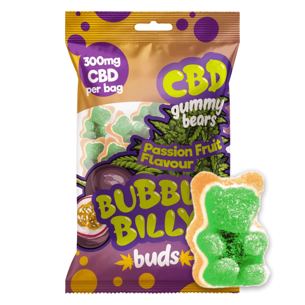 CBD Gummibärchen - Passionsfrucht 10 Stück 300mg