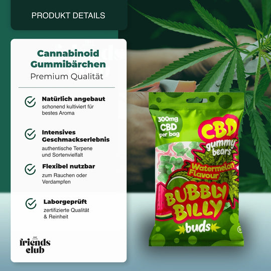 CBD Żelek - Marakuja 10 sztuk 300mg