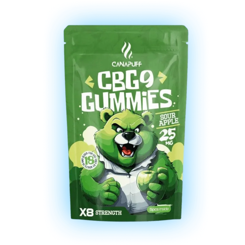 CBG9 Gummibärchen Sour Apple 5Stück