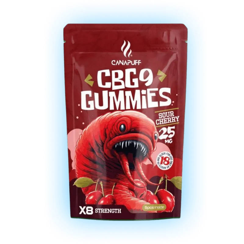 CBG9 Gummibärchen Sour Cherry 5Stück
