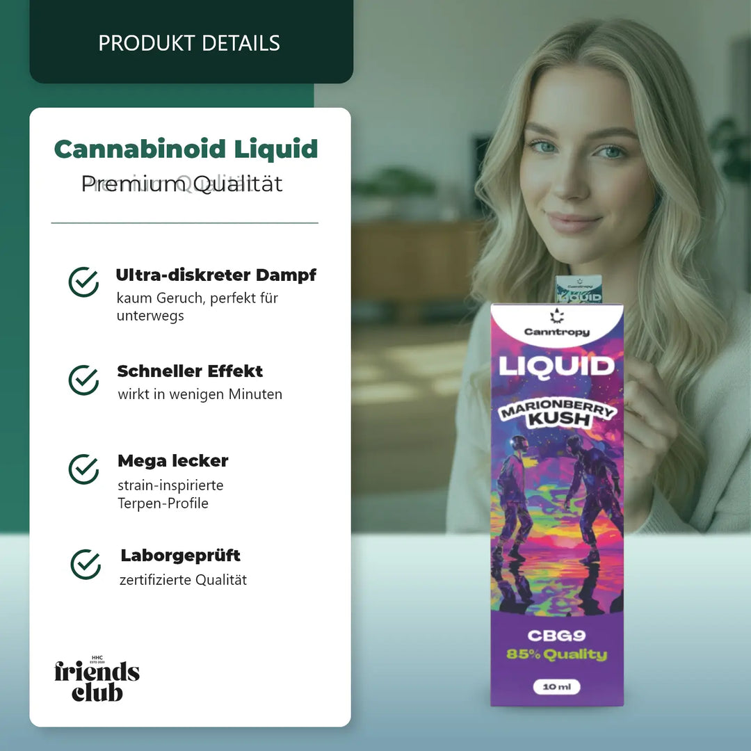 CBG9 Liquid Marionberry Kush 85% 10ml-Smagro GmbH
