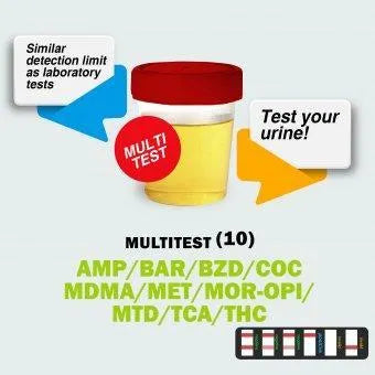Test múltiple de drogas 10 en 1 – Autotest (Orina)