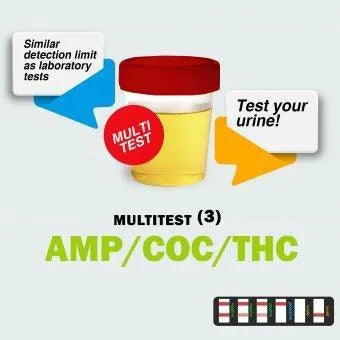 Test múltiple de drogas 3 en 1 – Autoevaluación (Orina)