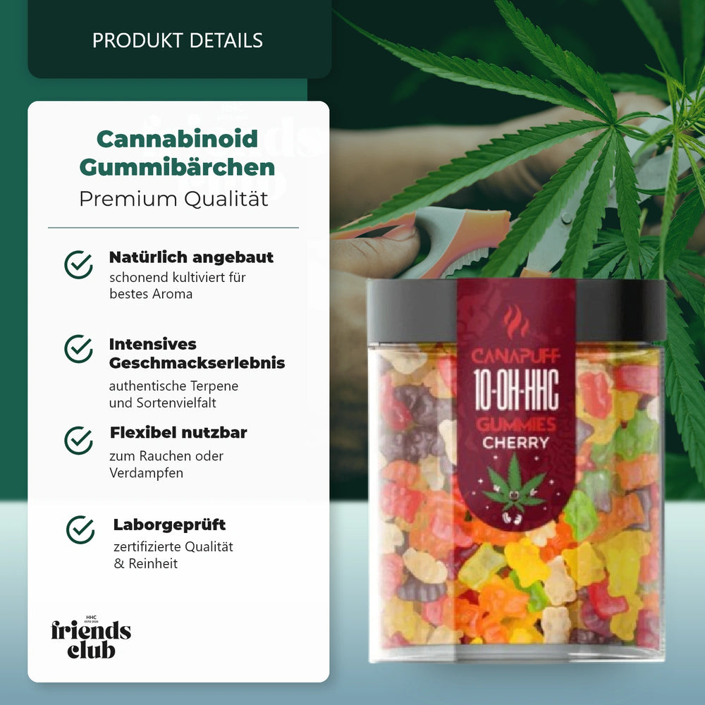 10-OH Gumicukrok Cseresznye 10 darab