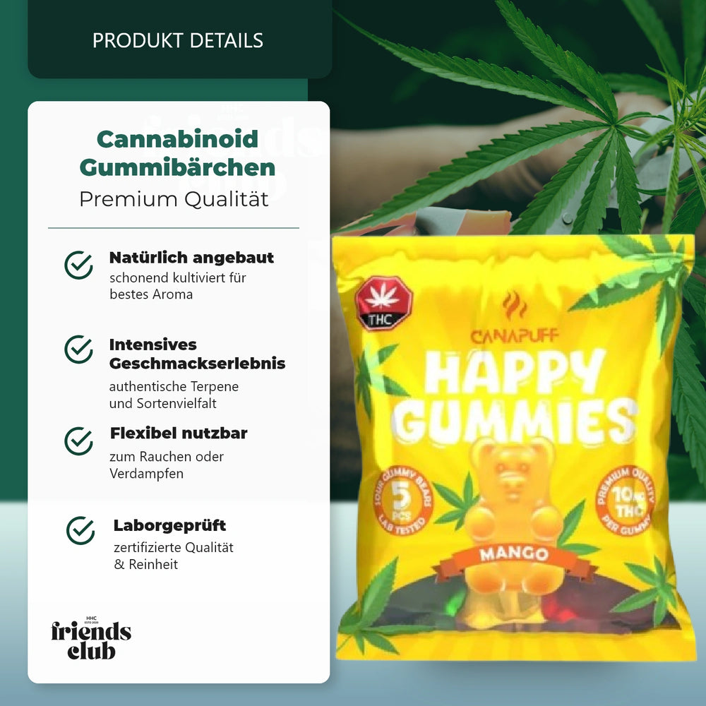 THC Gummibeertjes - Mango