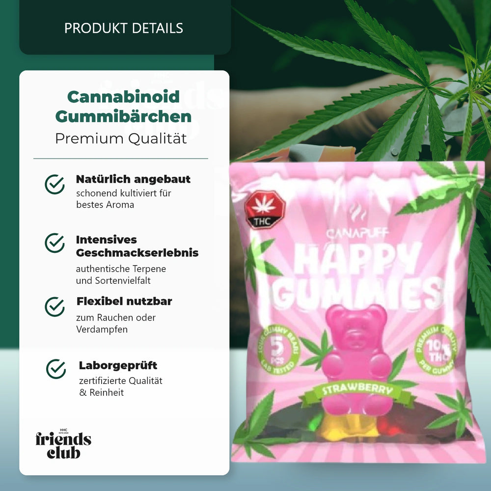 THC Gummibeertjes - Aardbei