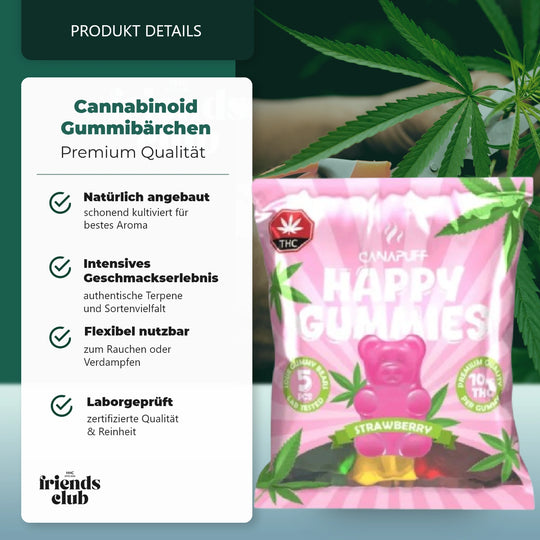 THC Gummibeertjes - Aardbei