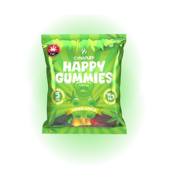 THC Gummies - Green Apple