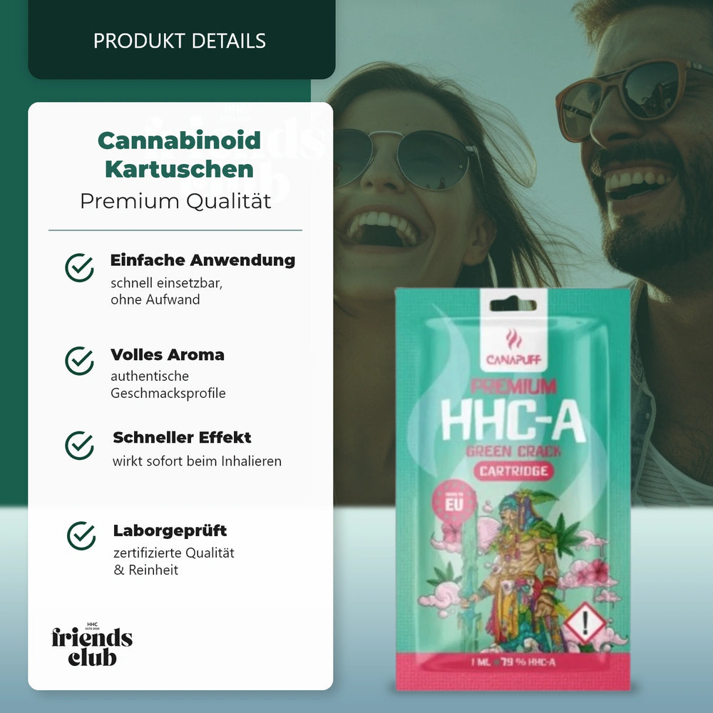 HHC-A Kartusche Green Crack 79% 1ml