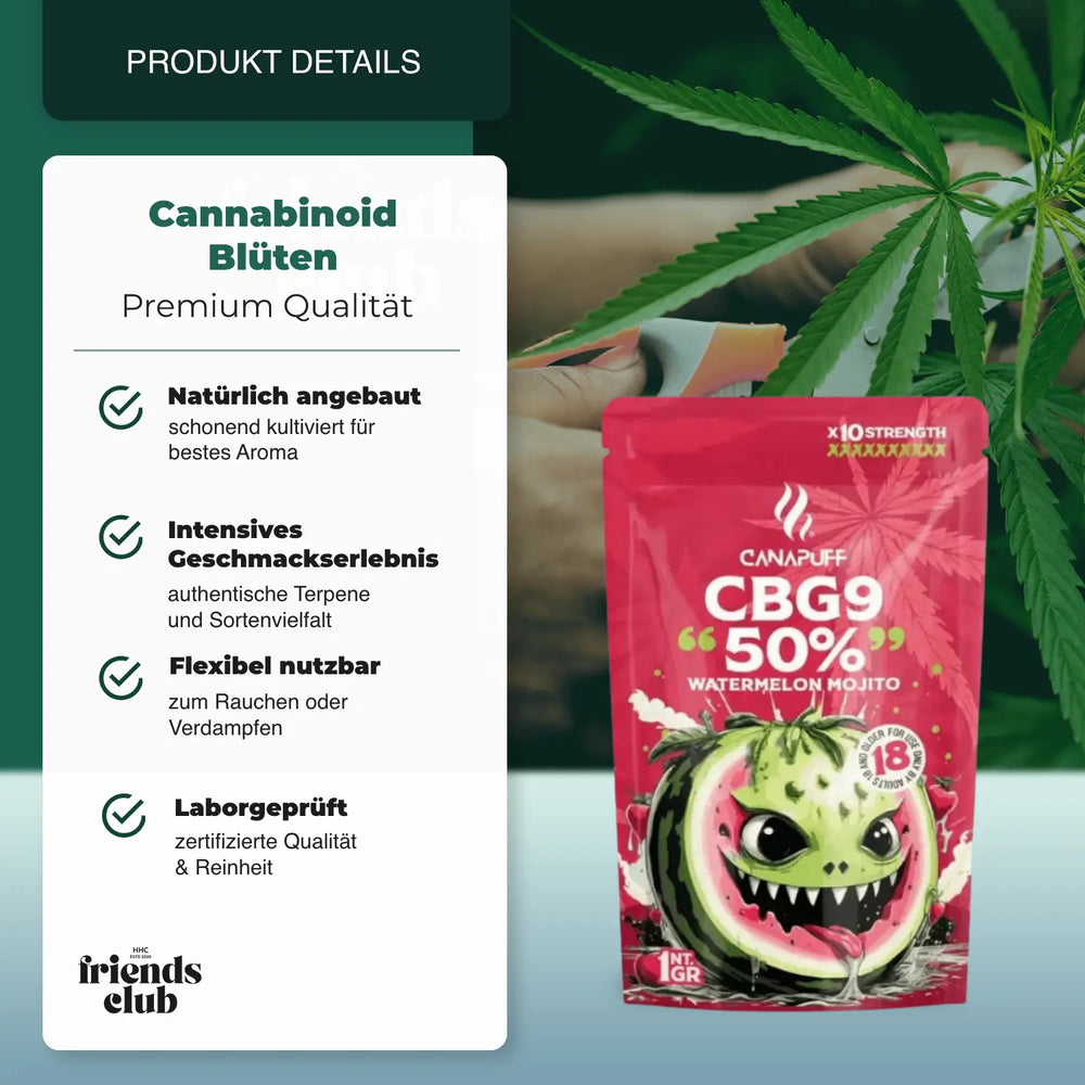 CBG9 - Watermelon Mojito 50% - hhcfriends