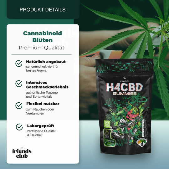 Gummie H4CBD - Pomme Verte - hhcfriends
