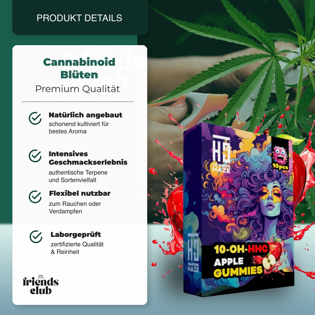 10-OH Gummies Appel 10 Stuks - hhcfriends