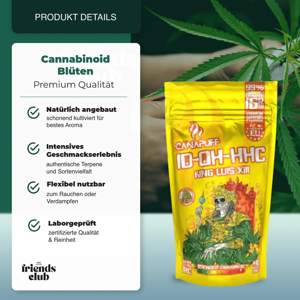 10-OH-THC Flowers King Luis XIII 99% - hhcfriends