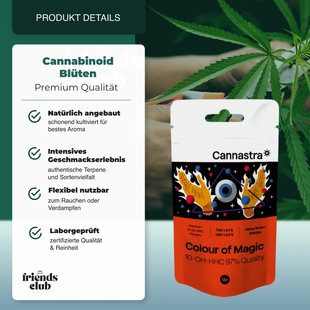 10-OH-HHC Flowers Color of Magic 97%-Smagro GmbH
