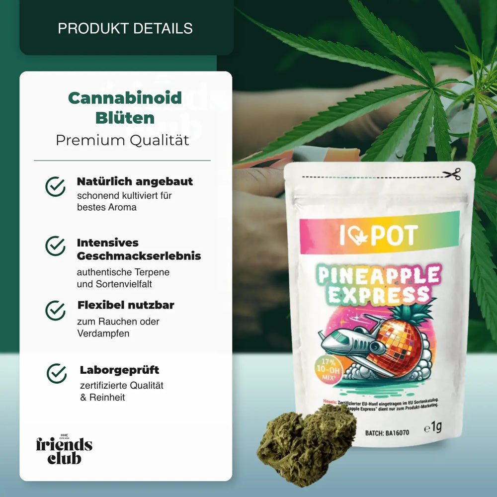 10-OH-Mix Bloemen Pineapple Express - hhcfriends