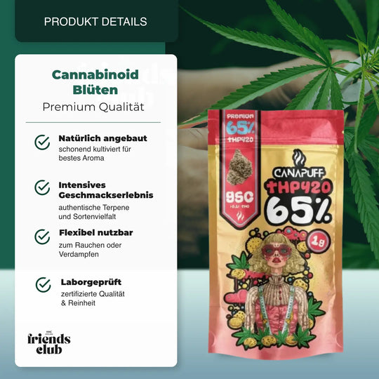 THP420 Bloemen GSC 65% Canapuff - hhcfriends