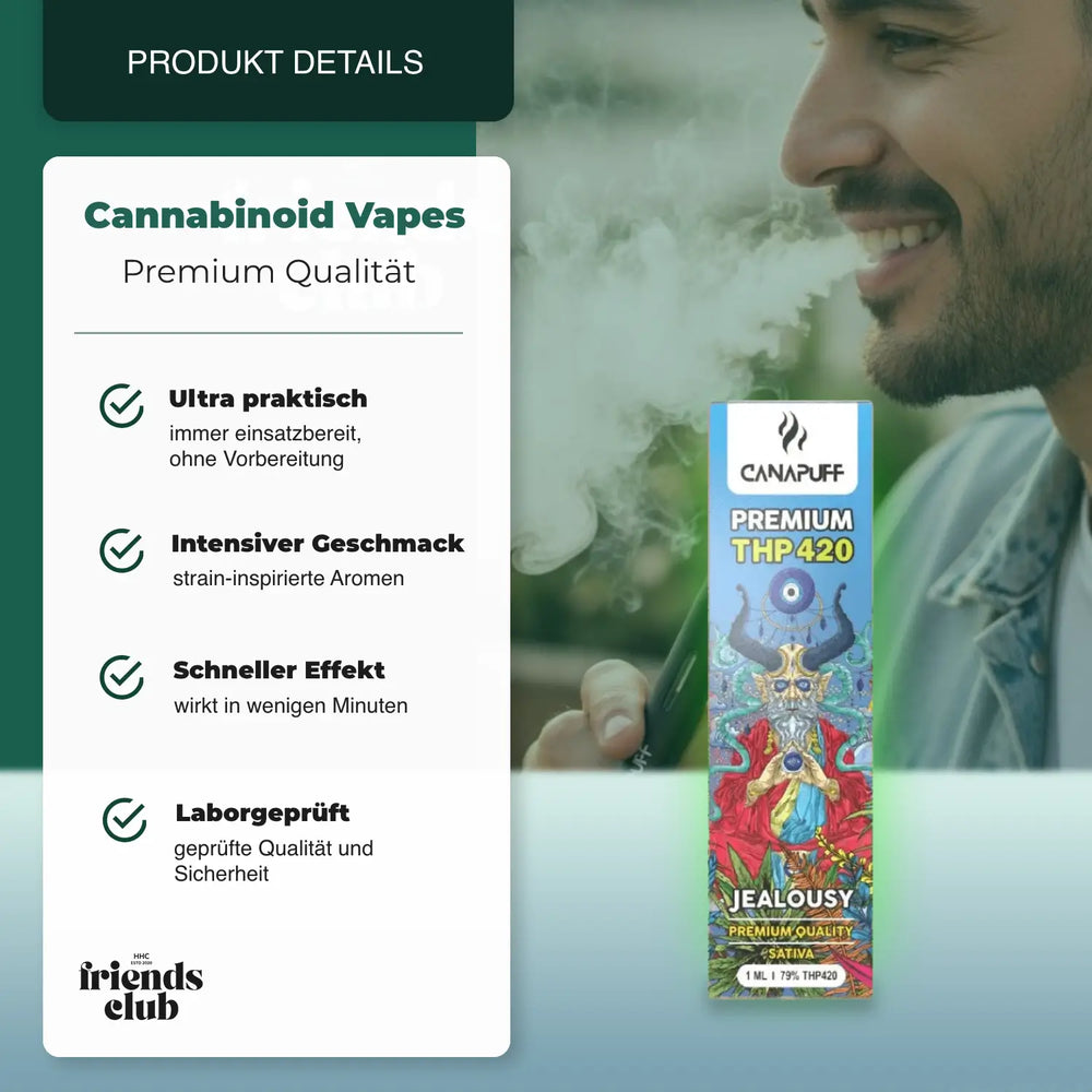 THP420 Vape - Jealousy 79% 1ml - hhcfriends