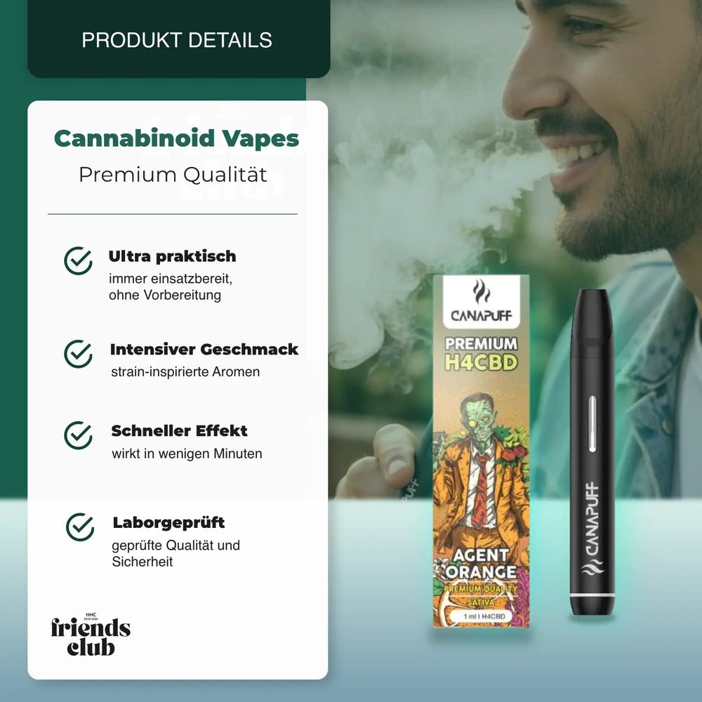 H4CBD Vape Agent Orange 96% - hhcfriends