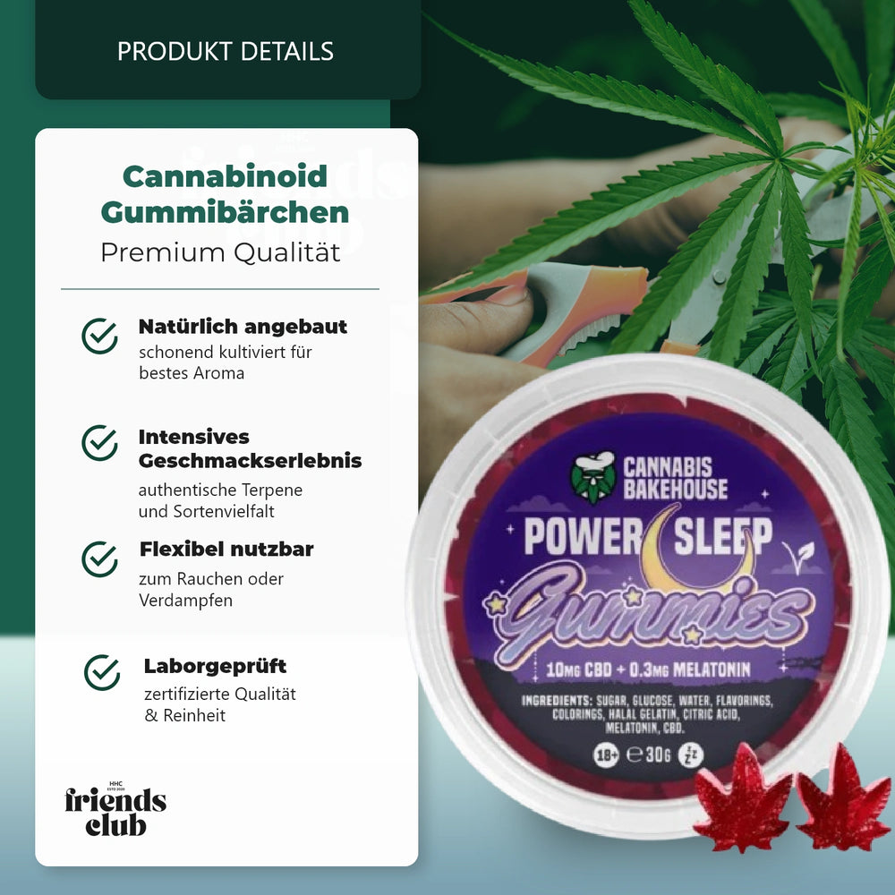 CBD Sleep Gumicukrok Feketeribizli 30g