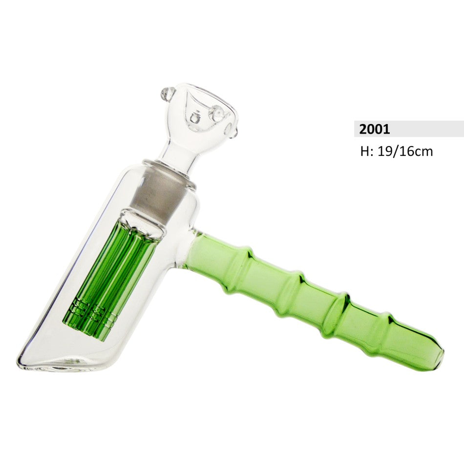 Hamer glazen waterpijp met percolator