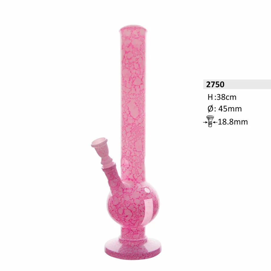 Bong de vidrio „Rosa Stein“ – 38 cm-Smagro GmbH