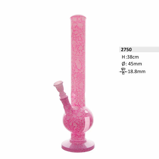 Bong de vidrio „Rosa Stein“ – 38 cm-Smagro GmbH