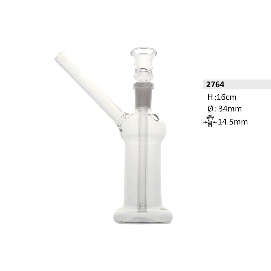 Bong de vidrio compacto – 16 cm-Smagro GmbH