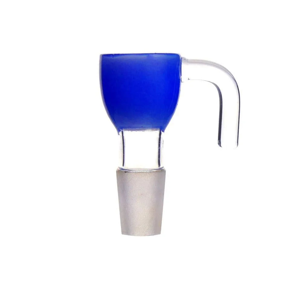 Glaskop met gebogen handvat Royalblauw
