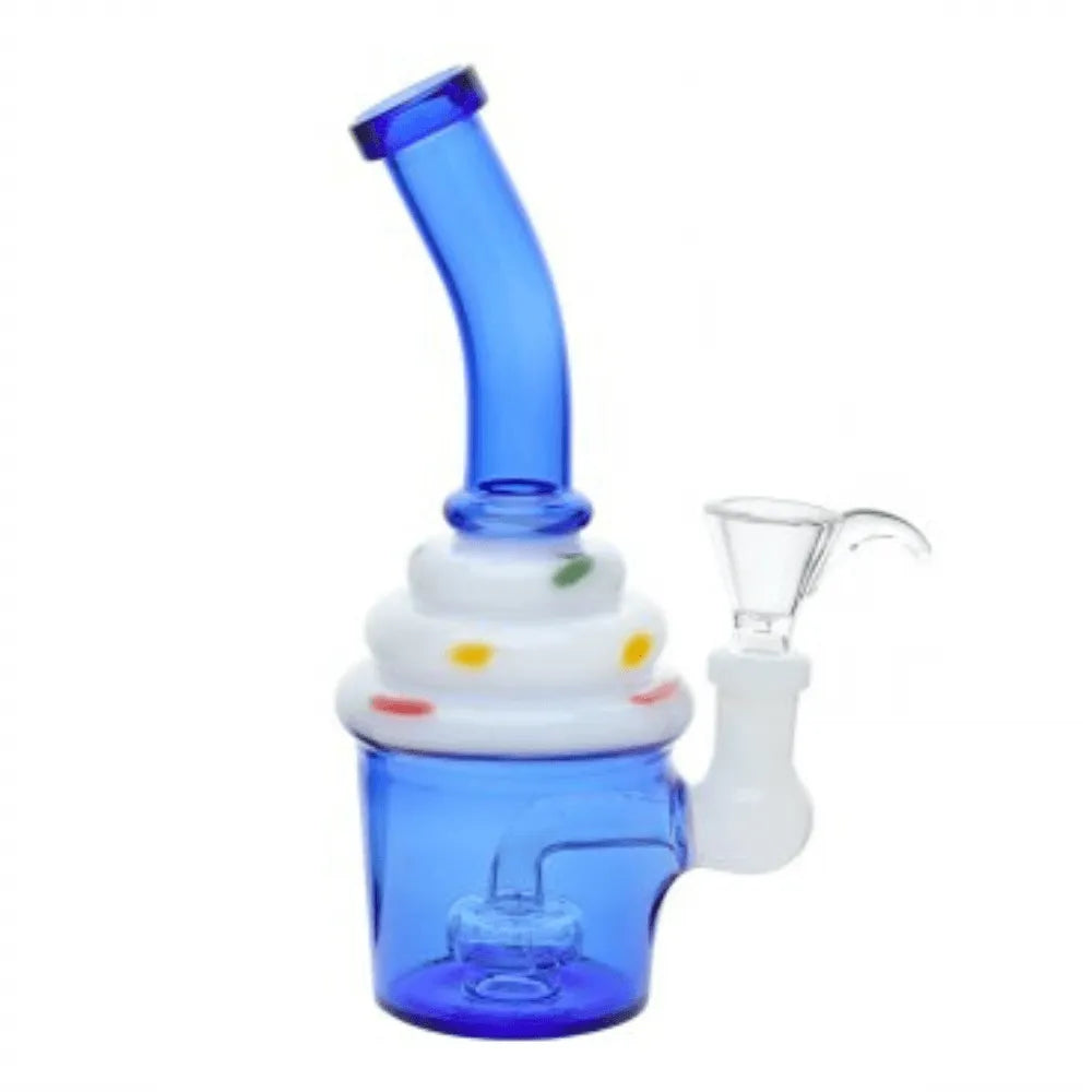 Glasbong "Ice Cream Waterpipe" – 15 cm