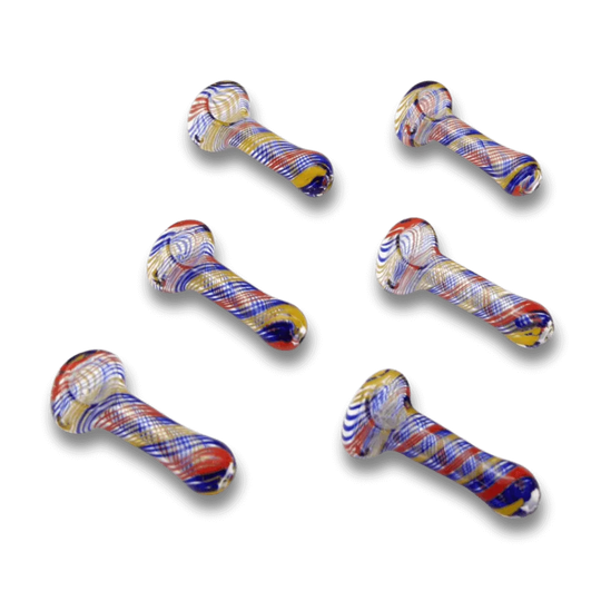 Glaspijp – Multicolor-Werveling (1 stuk)-Smagro GmbH