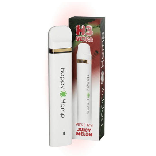Happy Hemp H3 Ultra Juicy Watermelon 1ml Vape