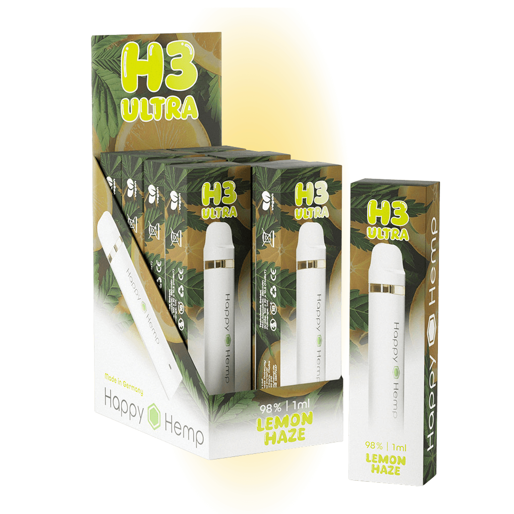 Happy Hemp H3 Ulta Super Lemon Haze 1ml Vape
