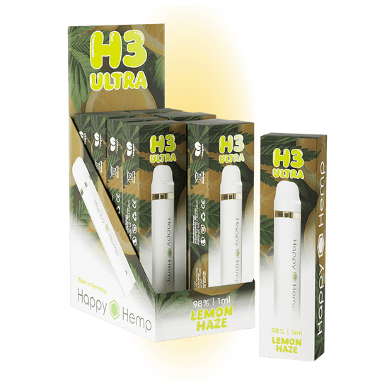 Happy Hemp H3 Ulta Super Lemon Haze 1ml Vape
