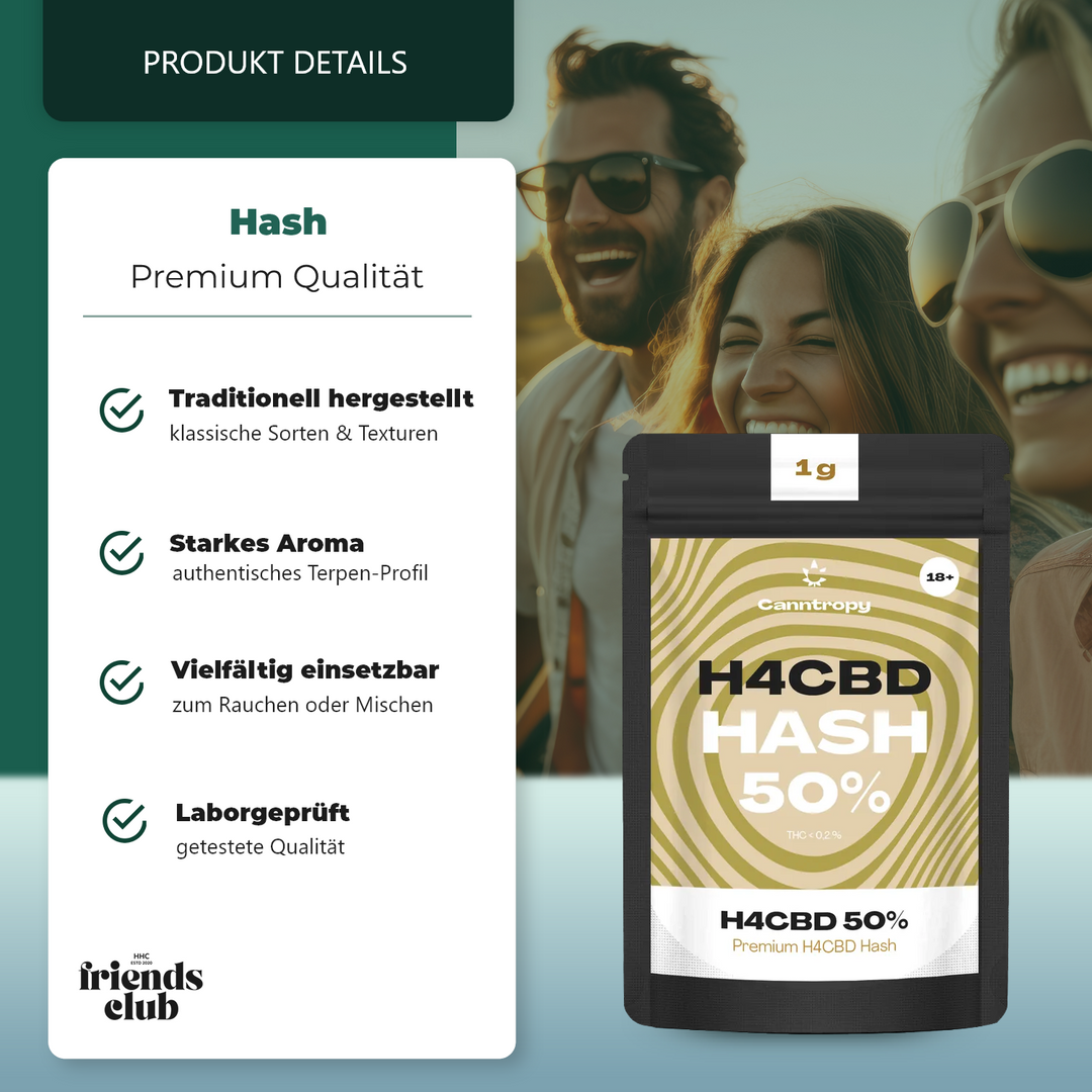 H4CBD Hash 50 % Canntropy