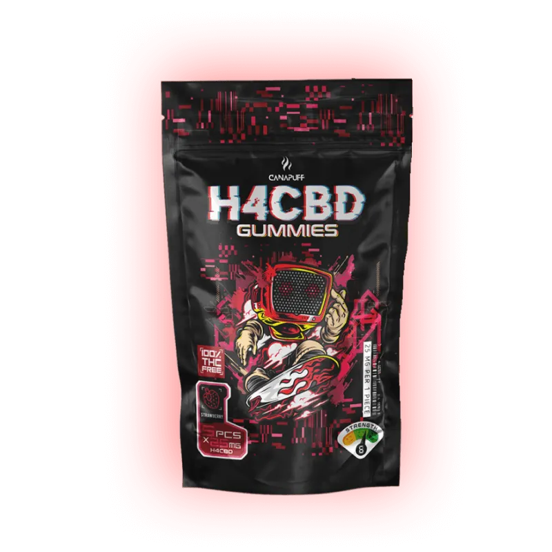 H4CBD Gummibärchen - Erdbeere