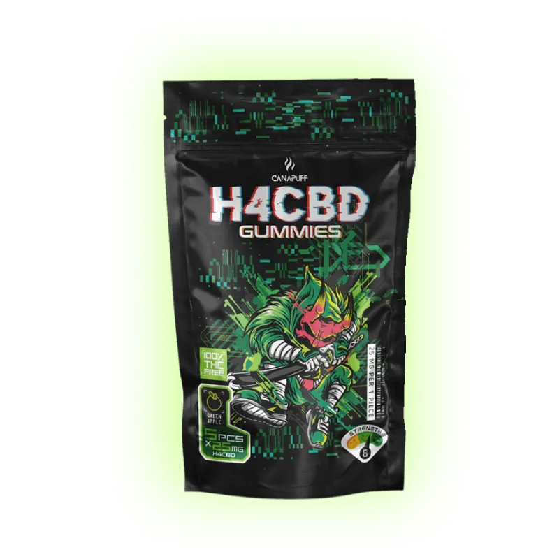 H4CBD Gummibärchen - Grüner Apfel