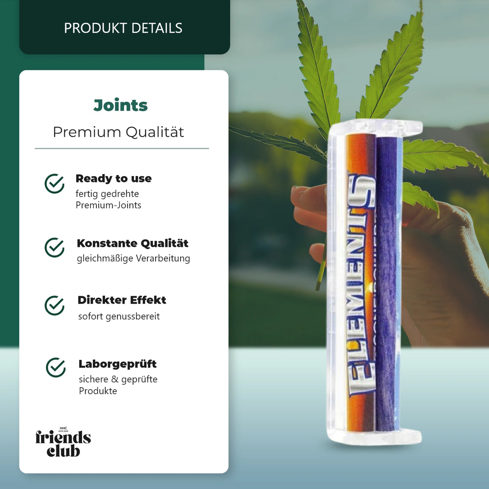 Elements Mașină de rulat țigări/jointuri conice KingSize 110 mm