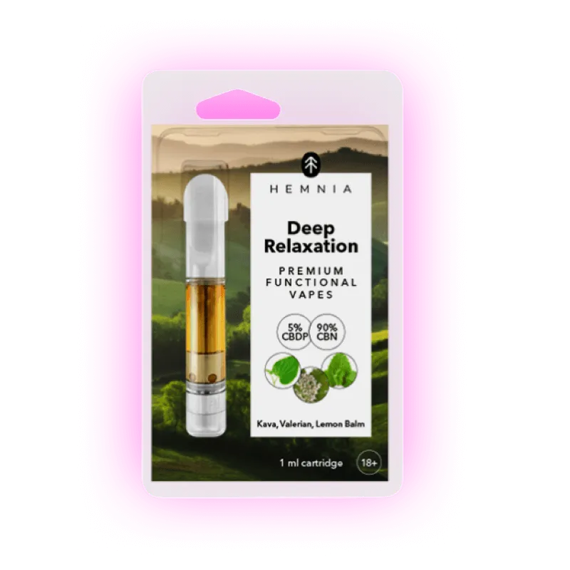 Cartridge met Kava & Baldrian „Diepe ontspanning“