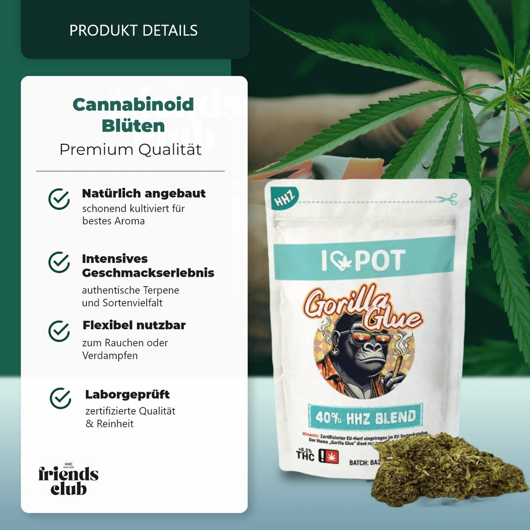 HHZ Blauwe Gorilla Glue 40%