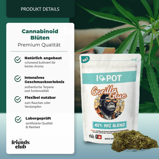 HHZ Blauwe Gorilla Glue 40%