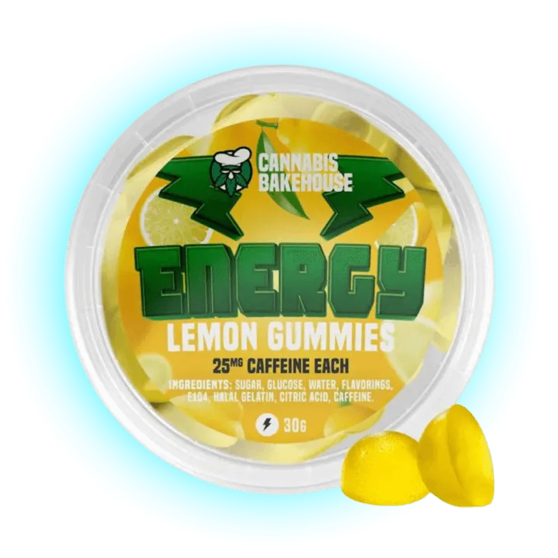 COFFEINE ENERGY GUMMIES - LEMON (30G)