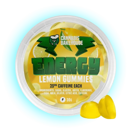 COFFEINE ENERGY GUMMIES - LEMON (30G)