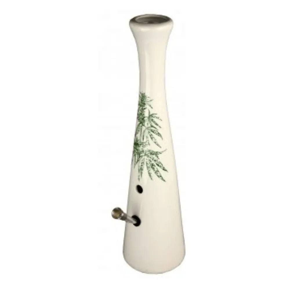 Keramische Hollandbong "Blatt" – 39 cm