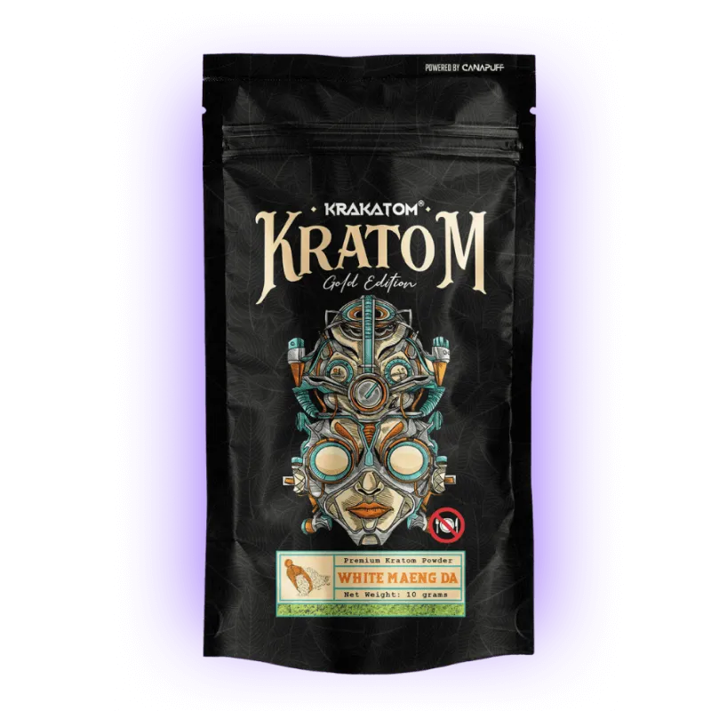Proszek Kratom White Maeng Da - Edycja Złota