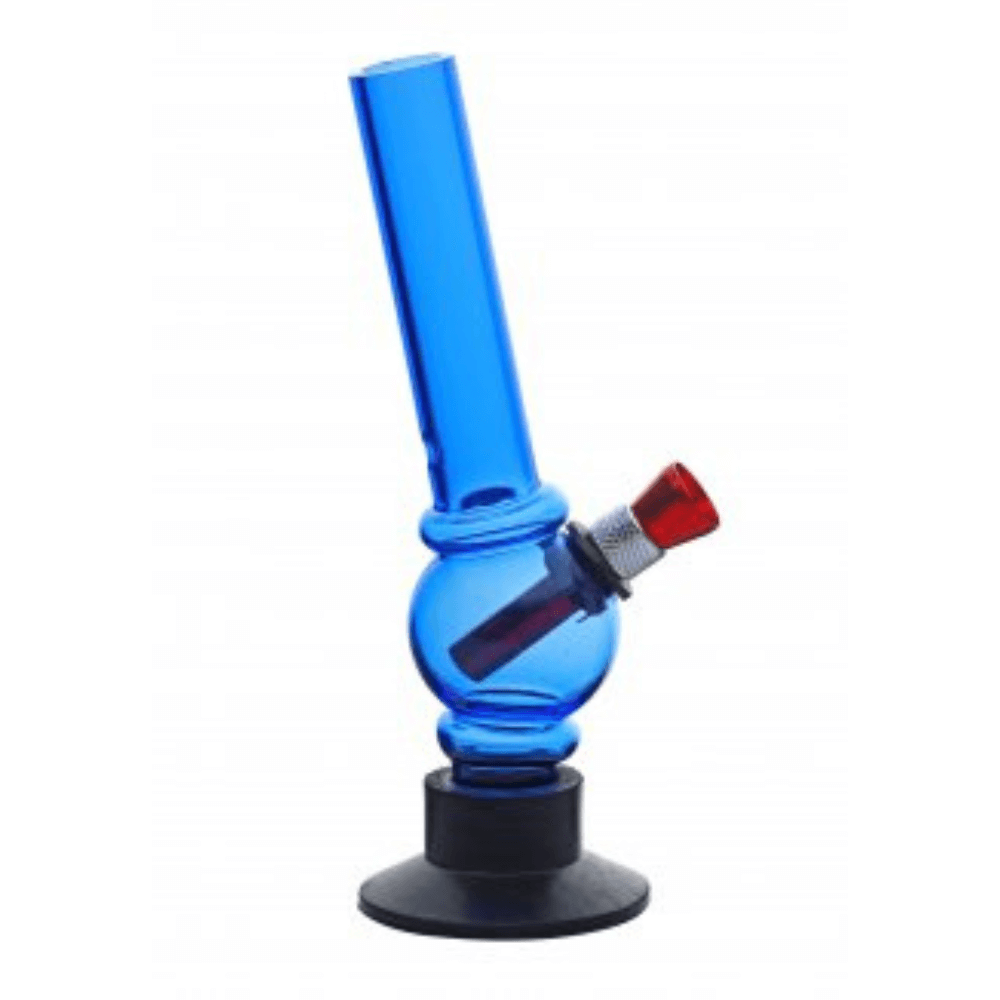Mini-Bong (15 cm) Acryl Blau