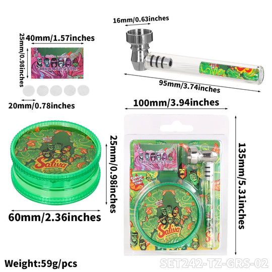 Gorilla Set - Glass Pipe 3-piece.